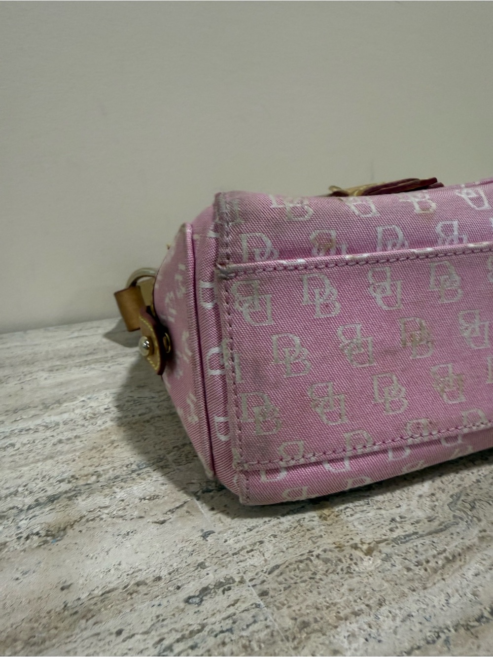 Dooney & Bourke Vintage Rare 2000s Signature Double pocket Satchel - Picture 10 of 16
